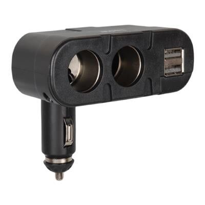 Olesson 1652 12-24V Çift USB Girişli 100W 2'li Araç Çakmak Çoklayıcı