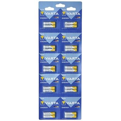 Varta 4103229482 LR03 1.5 Volt Alkalin 20'li İnce AAA Kalem Pil