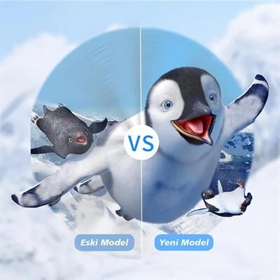 Hello Z7H 3D Hologram Fan - Holografik Video Görüntü Projektörü 52 Cm (Uzaktan Kumanda - Wifi - Telefon APP)