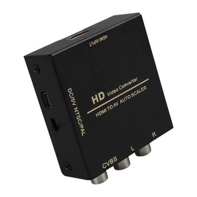 PowerMaster PM-33523 HDMI TO RCA AV NTSC/PAL Görüntü Dönüştürücü Çevirici Adaptör Metal Kasa