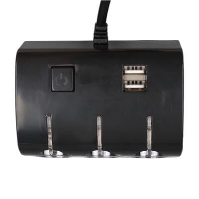 Olesson 1506 12-24V Çift USB Girişli 120W 80 CM Kablolu 3'LÜ Araç Çakmak Çoklayıcı