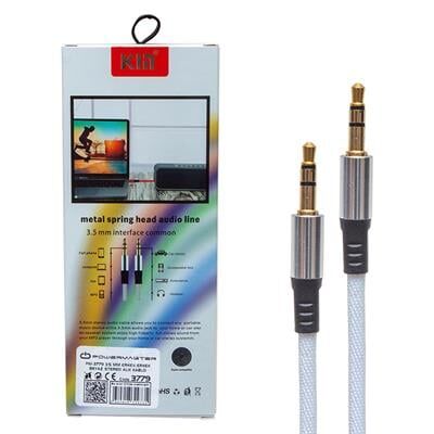 Powermaster PM-3779 Beyaz 3.5 Mm Erkek/Erkek 115 Cm Stereo Aux Kablo