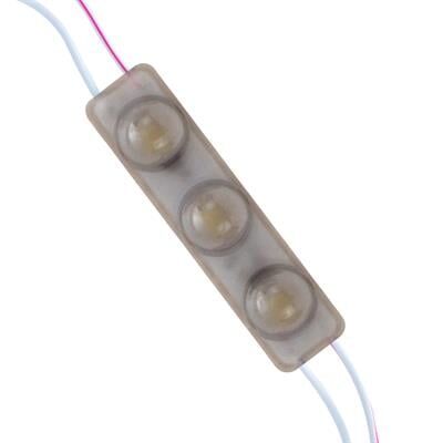 Powermaster 12 Volt 1.5 Watt Soğuk Beyaz Yanıp Sönen Parlak Tek Renk 6916 - 2835 69 X 16 Mm IP65 160 Derece Modül Led