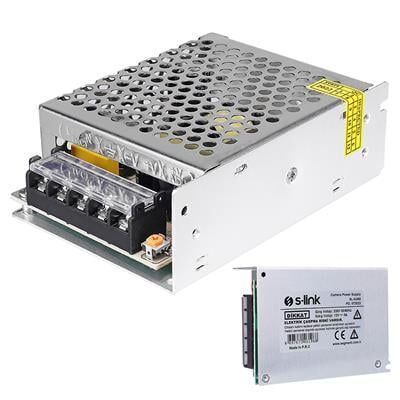 S-Link SL-KA65 12 Volt 5 Amper 65 Watt Metal Kasa Adapatör